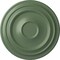 Ekena Millwork Traditional Ceiling Medallion (Fits Canopies up to 5 1/2"), 24 3/8"OD x 1 1/2"P, Athenian Green CM24TRAGF - alternate 1